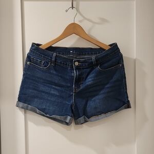Old Navy Dark Blue Jean Shorts